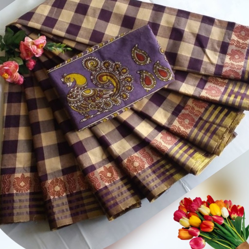 Details 127+ chettinad checked cotton sarees best